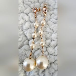 Faux Pearl Earrings